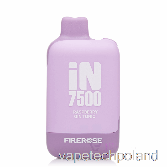 Vape Tech Poland Firerose In7500 Jednorazowy Tonik Malinowy Z Ginem